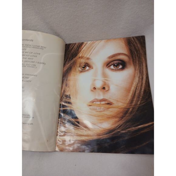 Celine Dion L Sheet Music Songbook Let's Talk about Love Piano Vocal Chords Pop - Picture 5 of 16